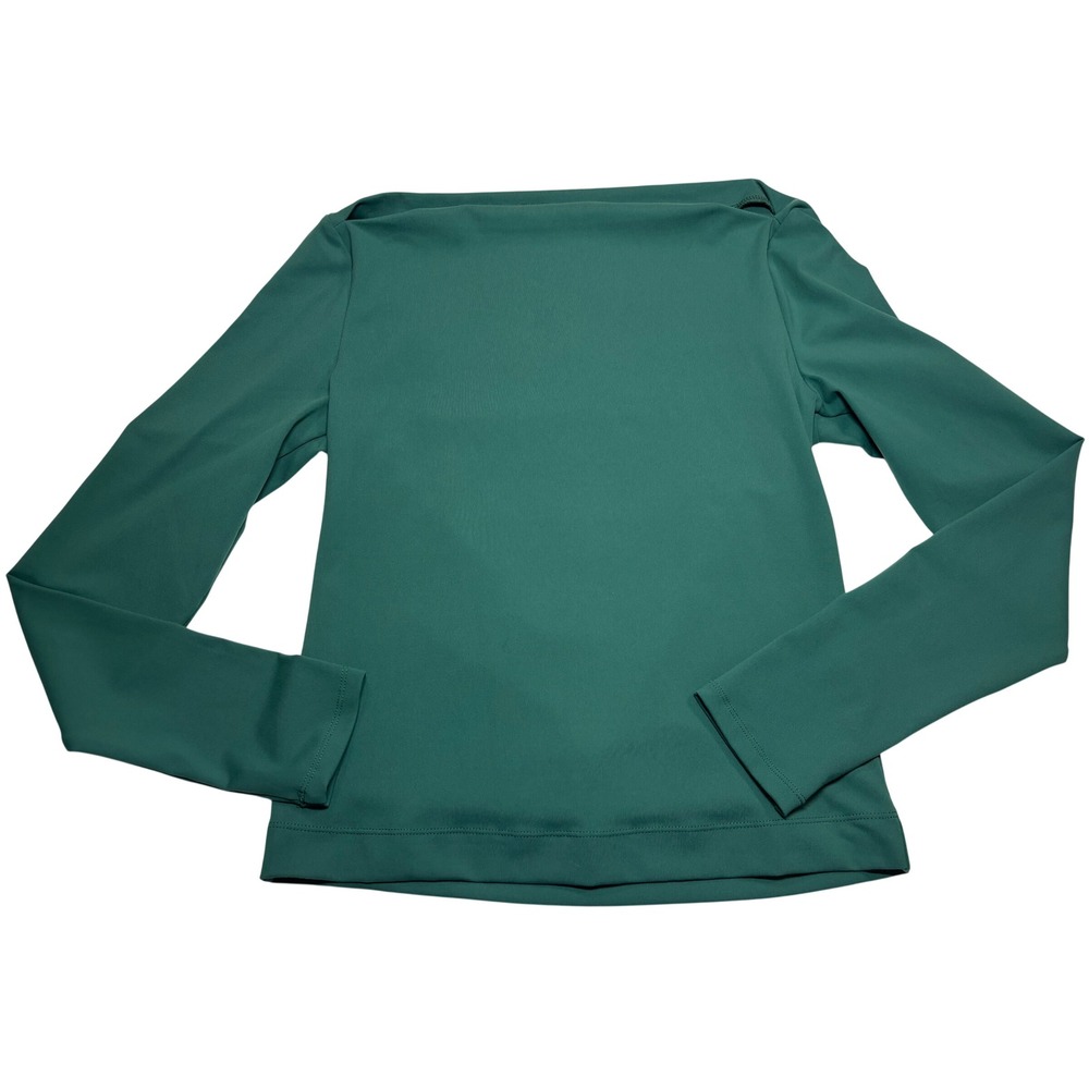 Free People Intimately Top Women's Green NWT Boat Neck Long Sleeve Stretch XS